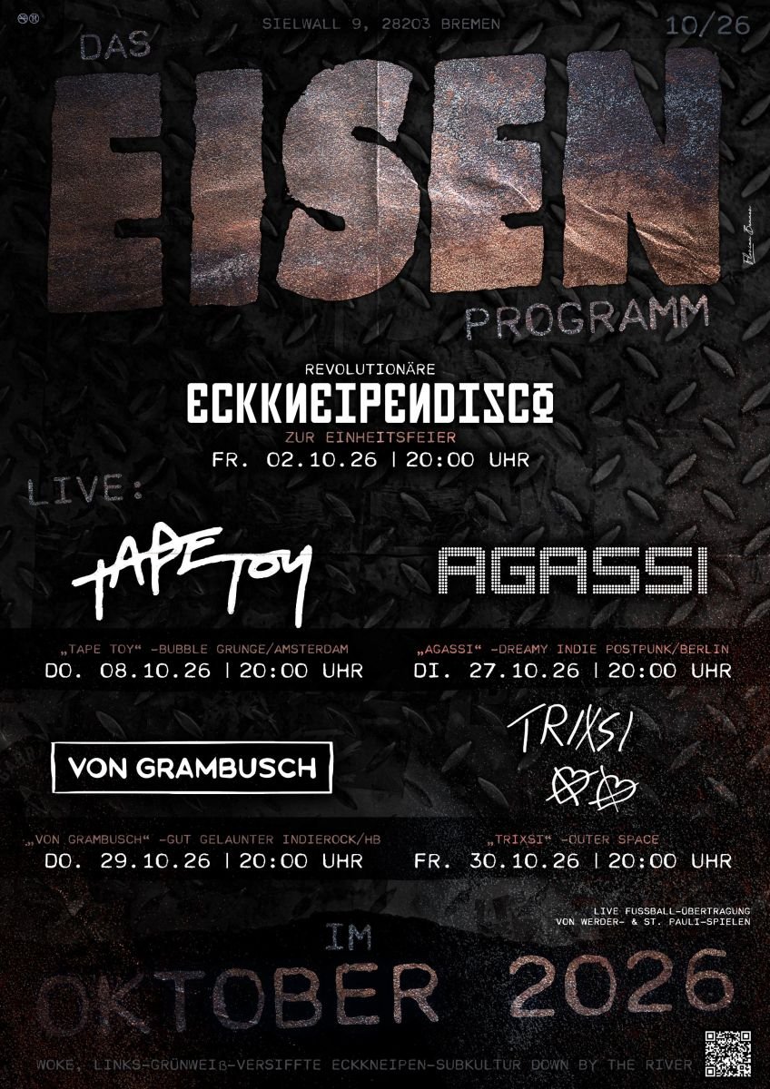 EISEN Plakat September Veranstaltungen
